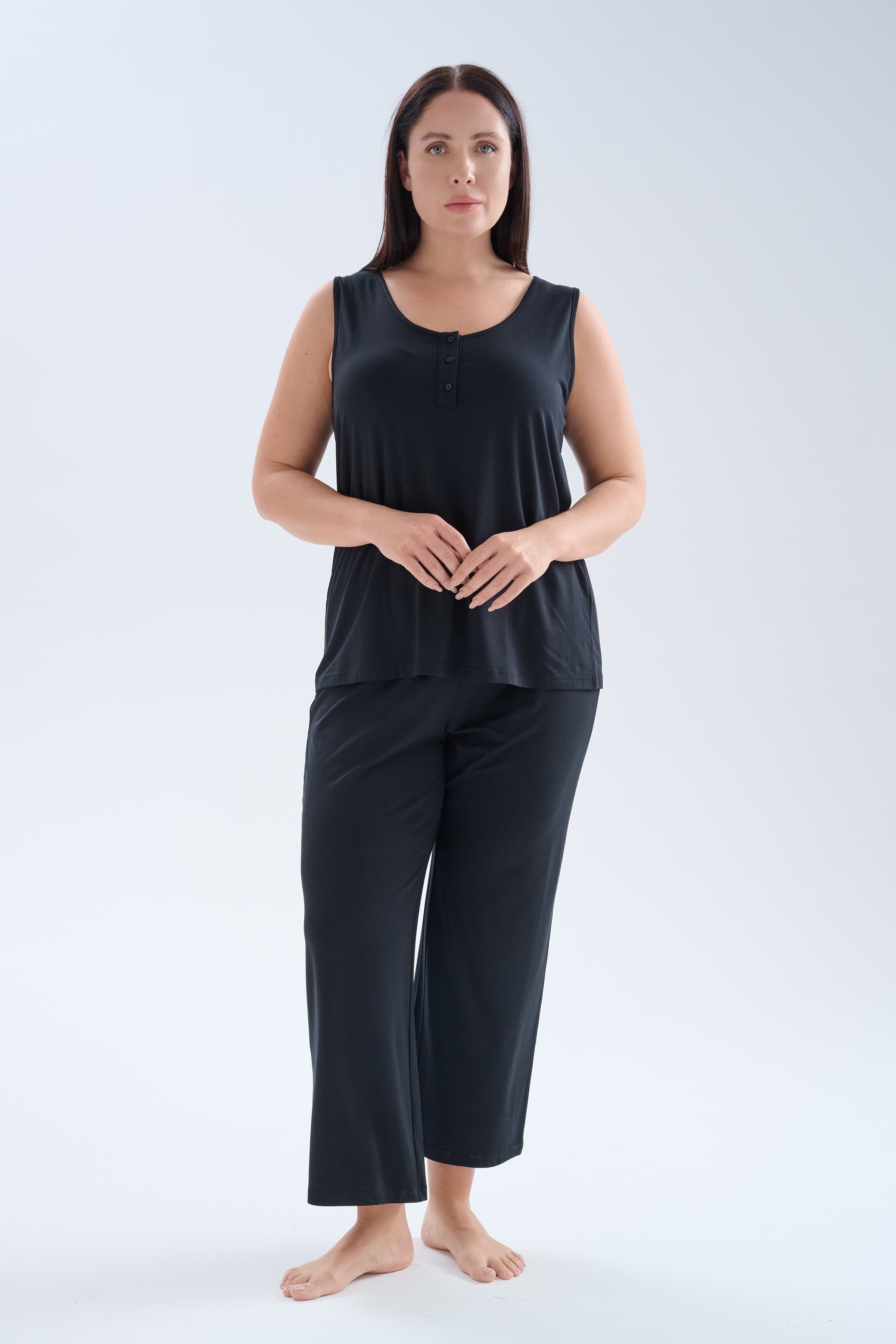 Women's Black Modal Tee — view 2