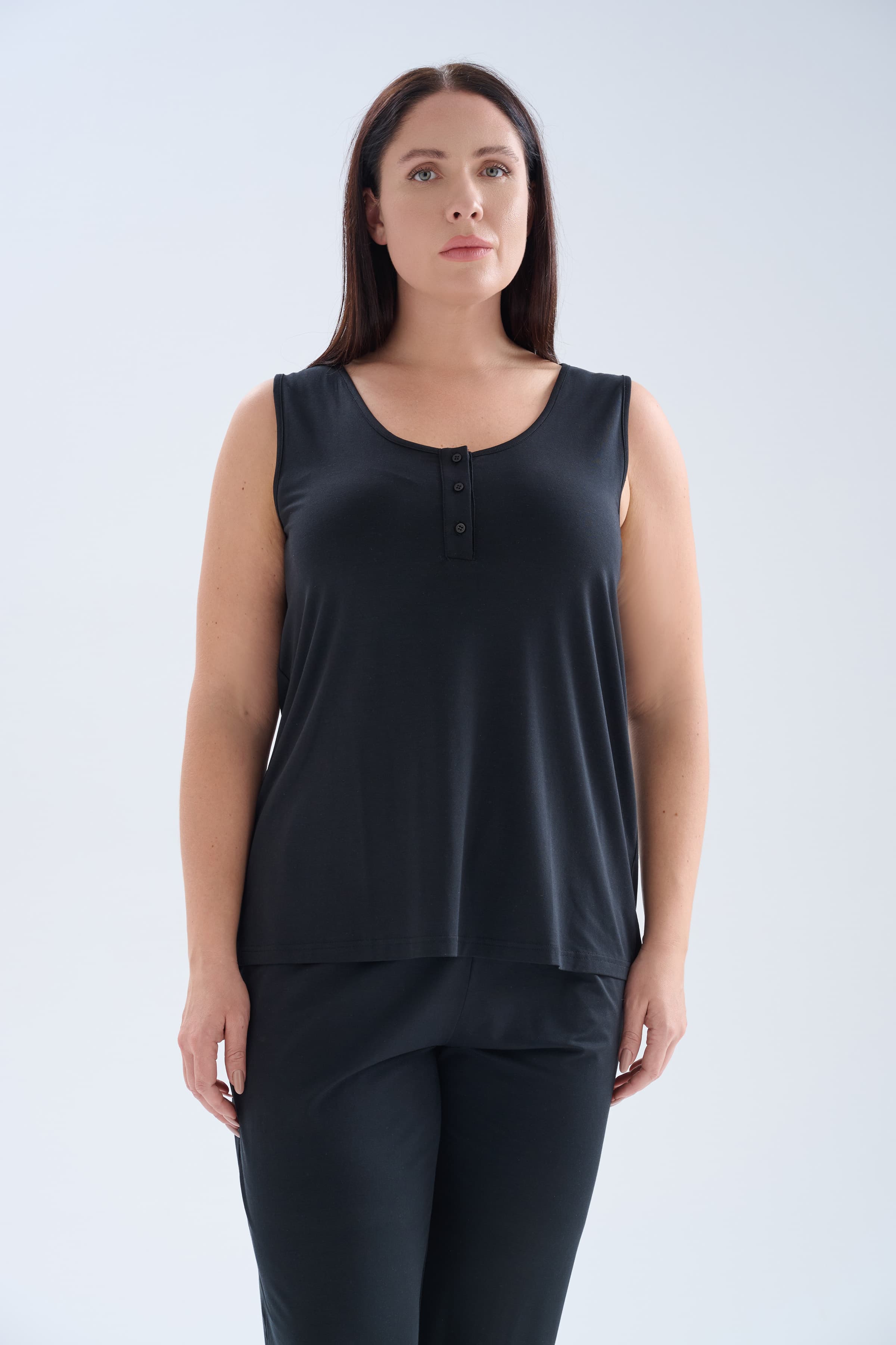 Women's Black Modal Tee — view 3