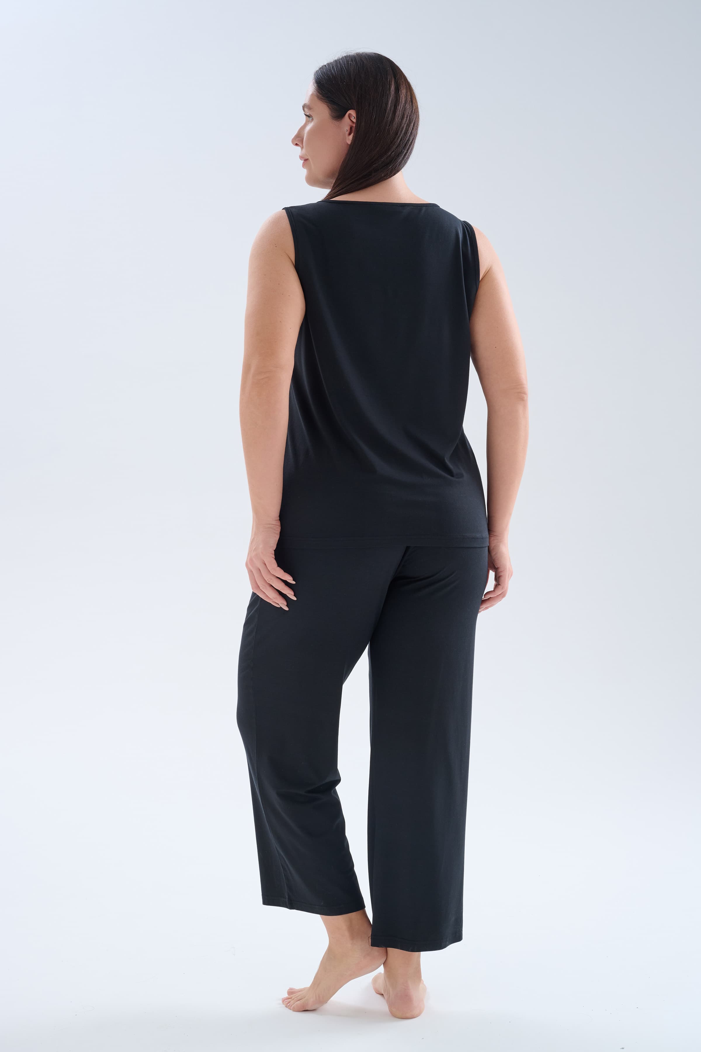 Women's Black Modal Tee — view 4