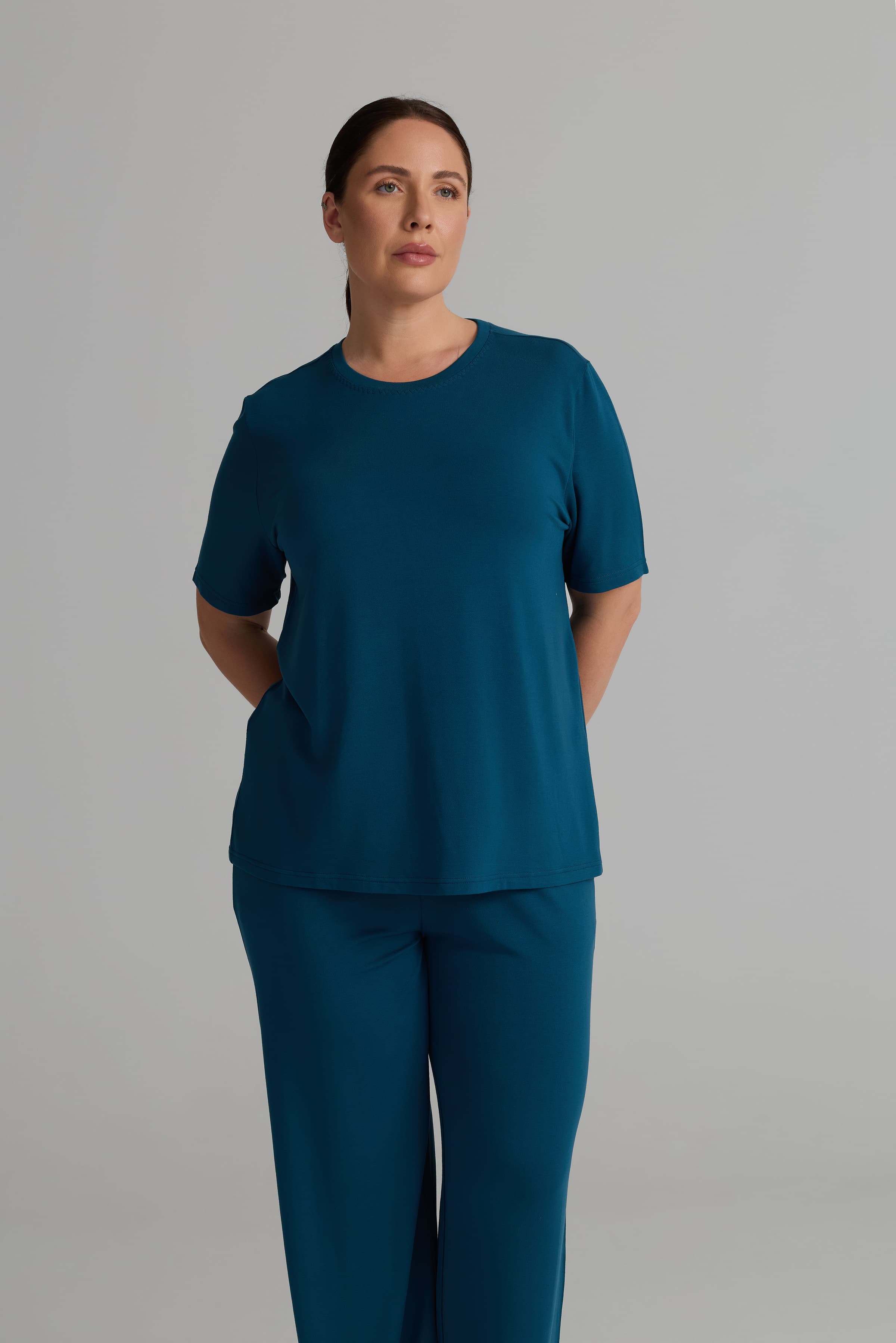 Women's Blue Modal Tee — view 2