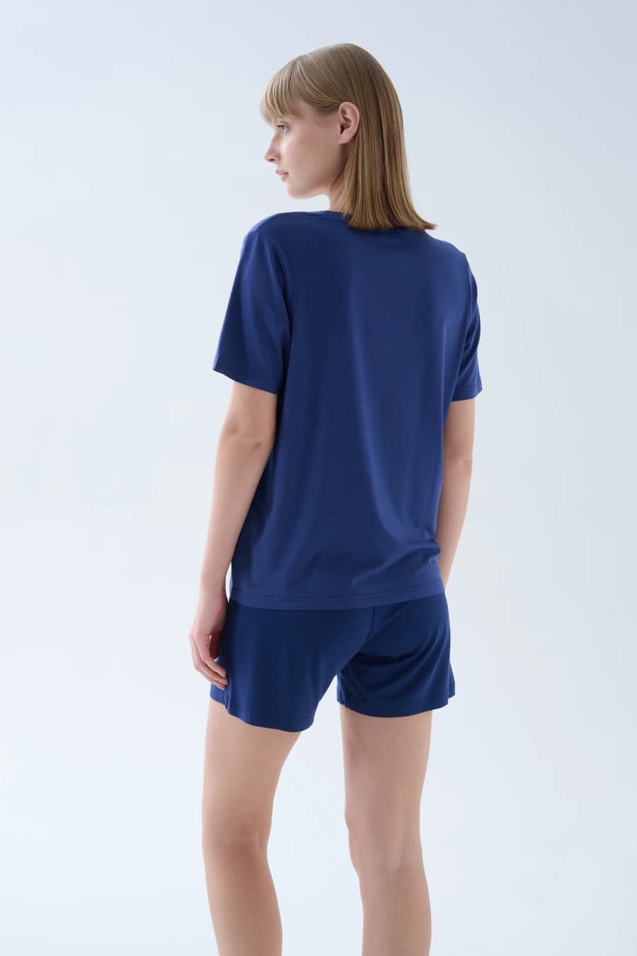 Women's Navy Modal Tee — view 3