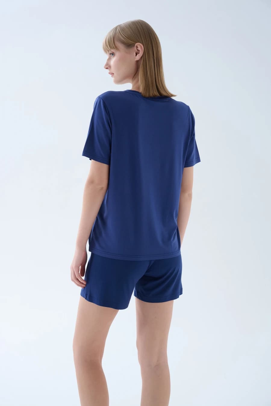 Women's Navy Modal Tee — view 1