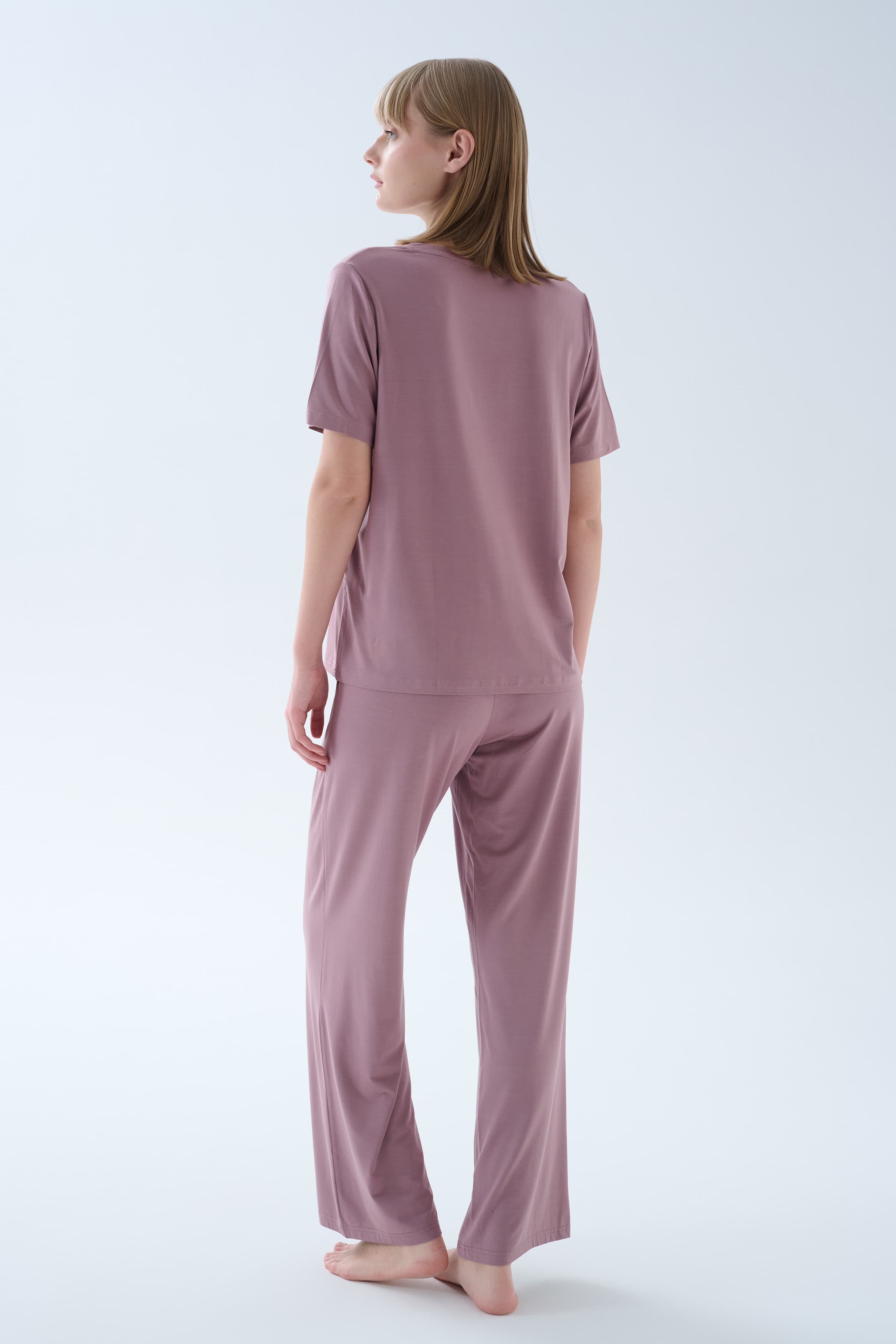 Women's Neutral Modal Trousers — view 4