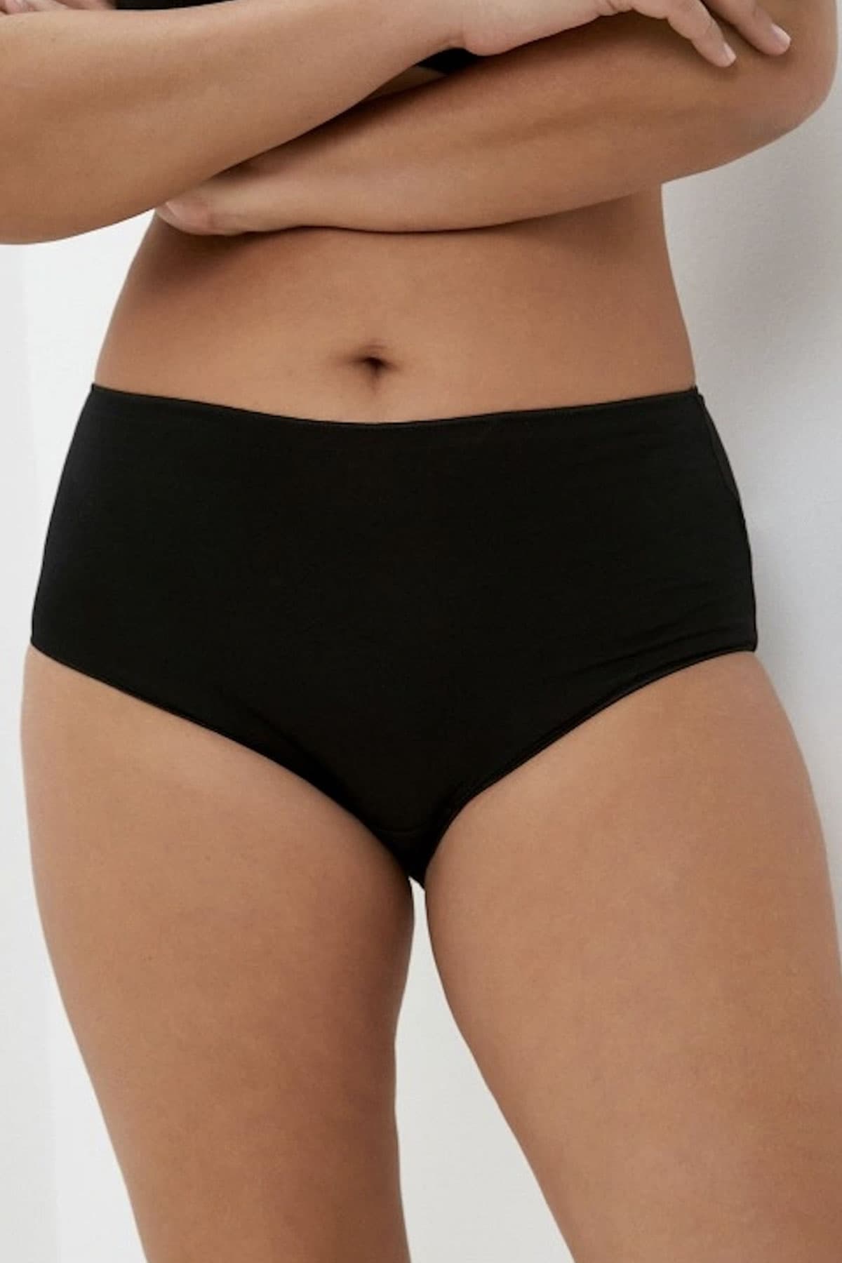 Women's Black Modal Briefs — view 1