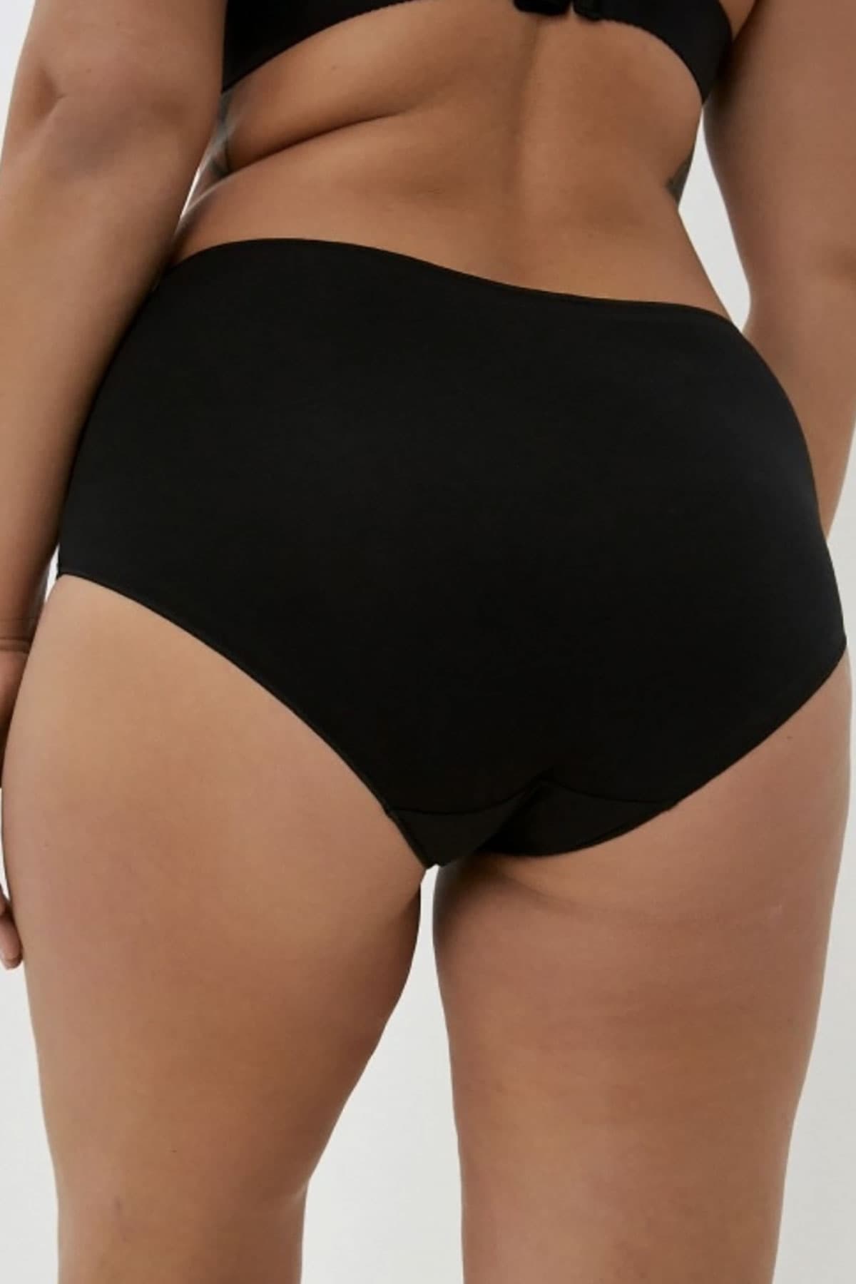 Women's Black Modal Briefs — view 2