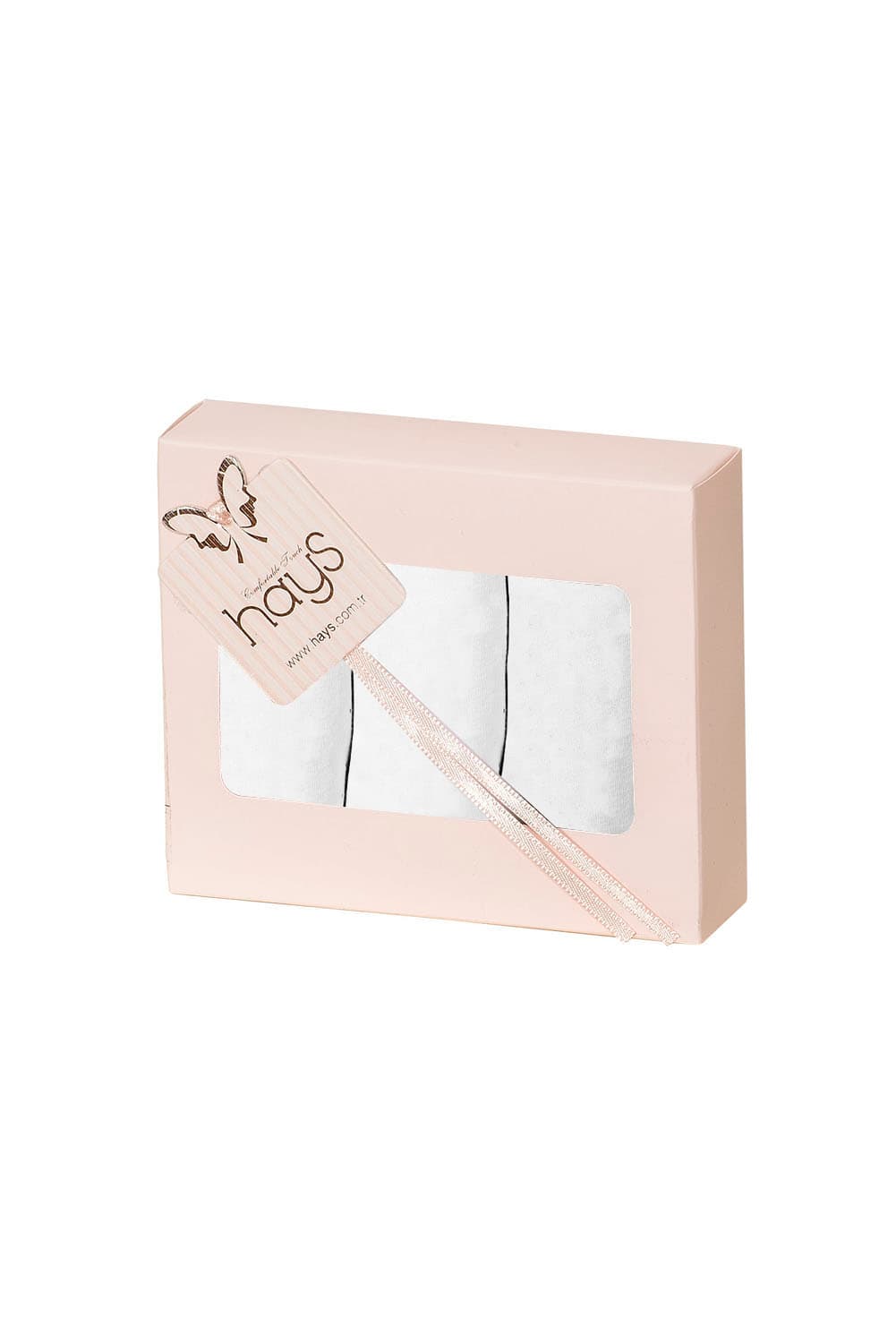 Women's White Cotton Briefs — view 1