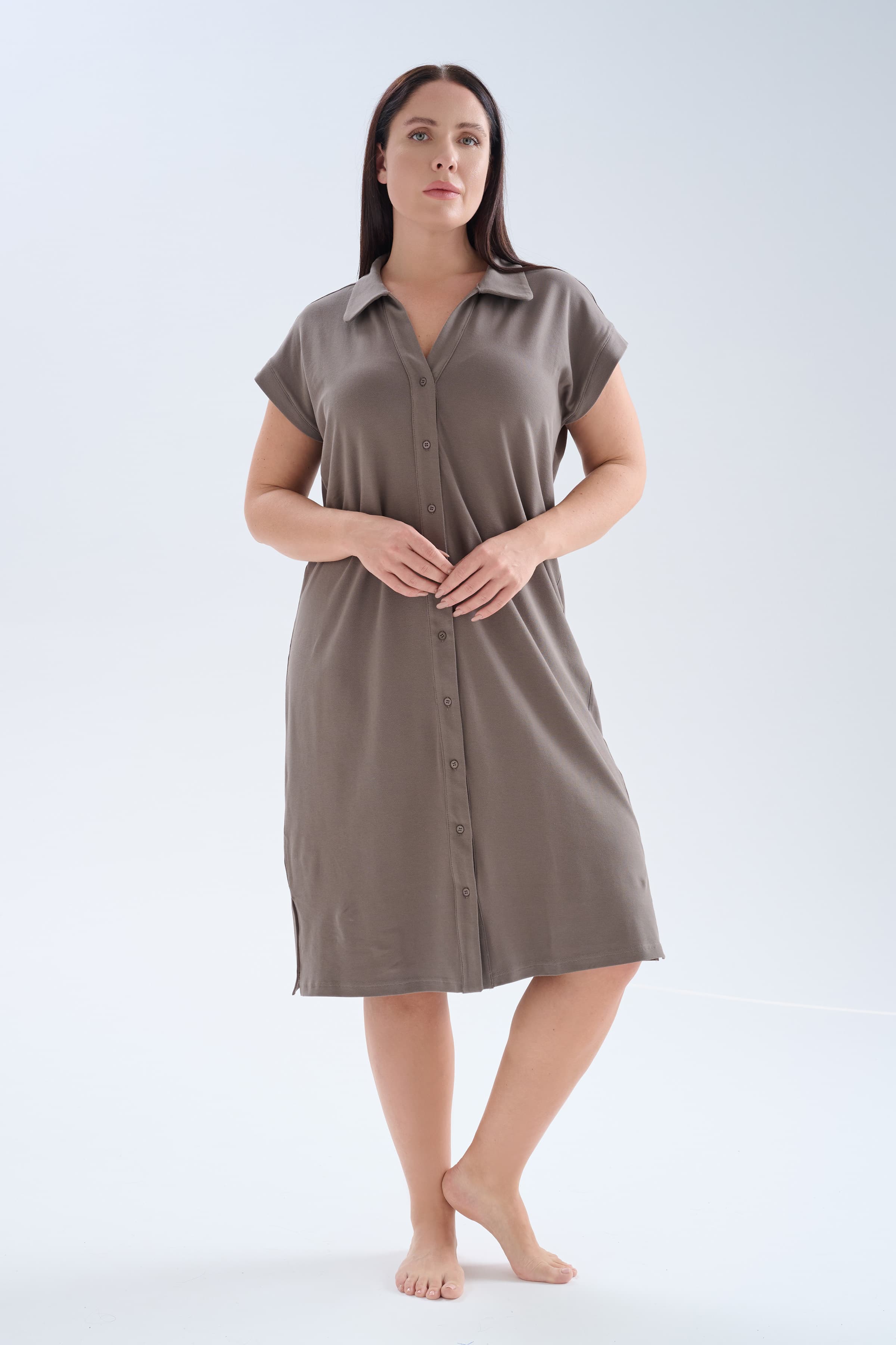 Women's Mink Cotton Dress — view 2