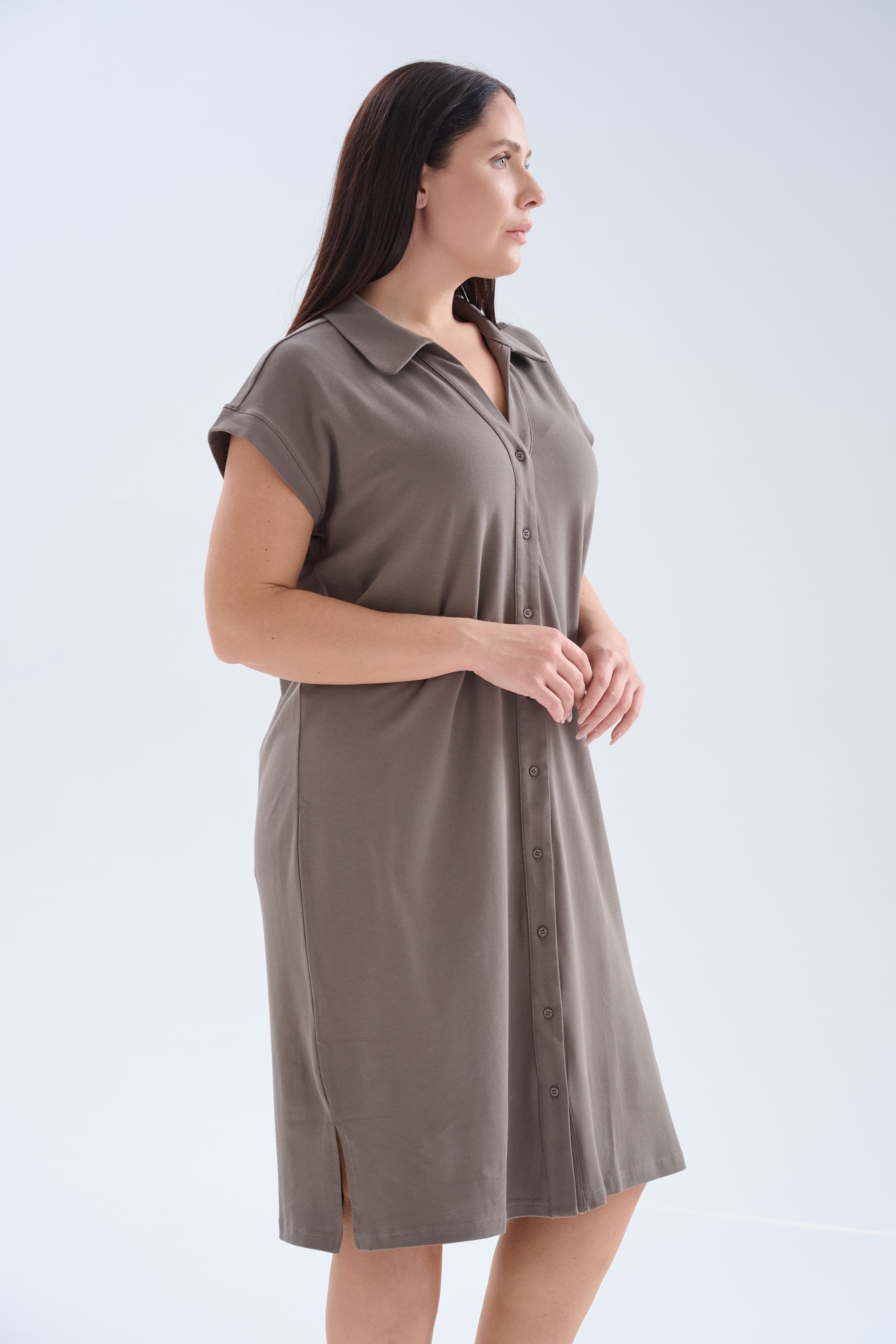 Women's Mink Cotton Dress — view 3