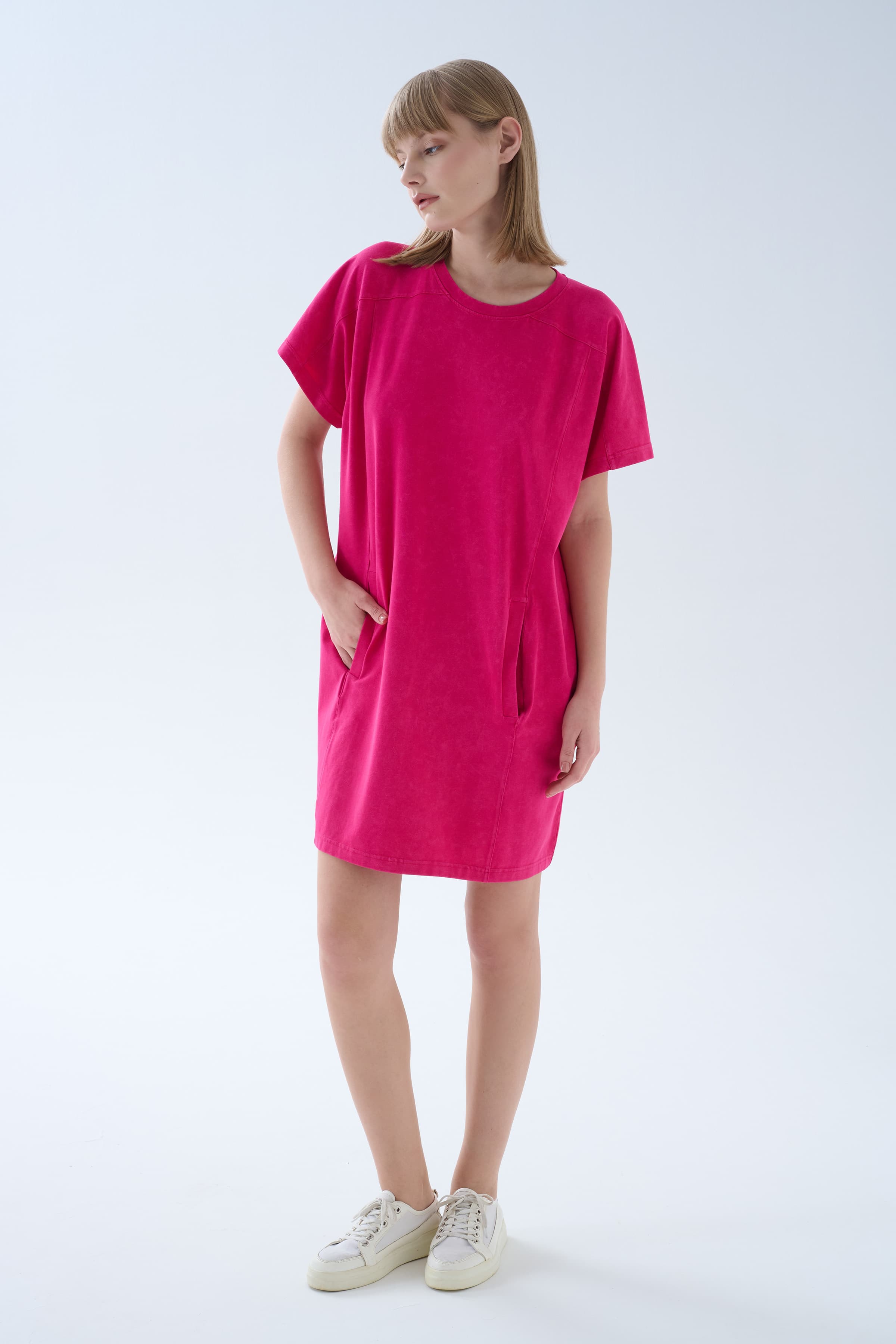Women's Neutral Cotton Dress — view 1