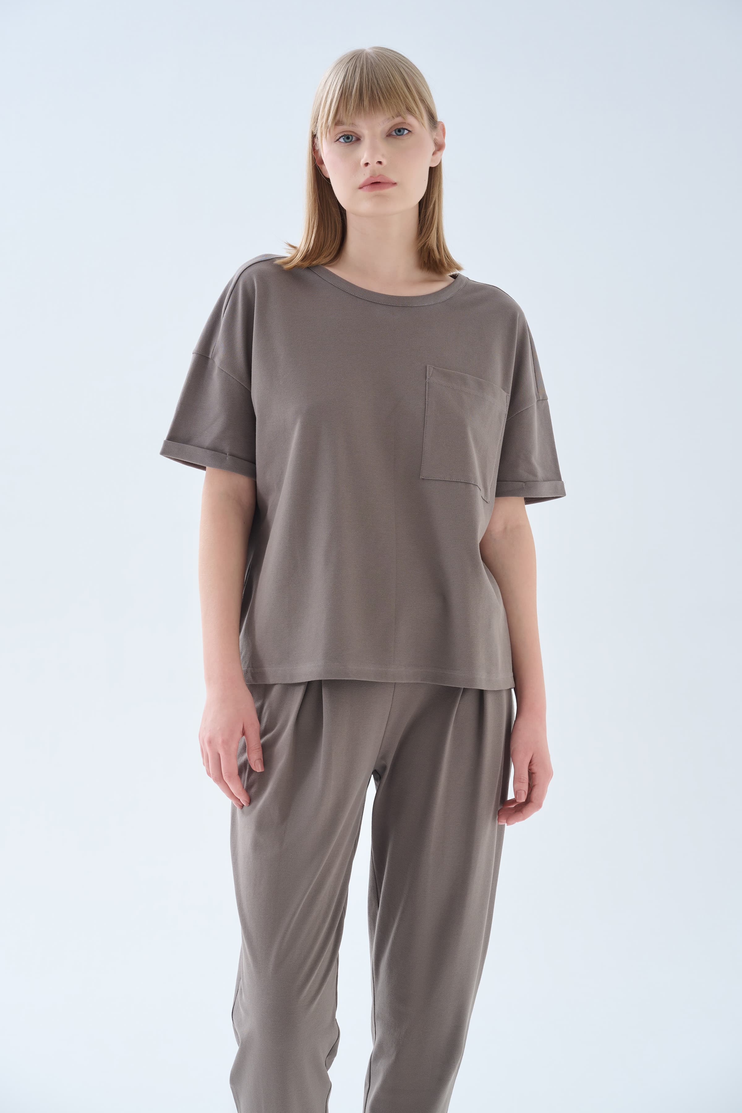 Women's Mink Cotton Lounge Set — view 2