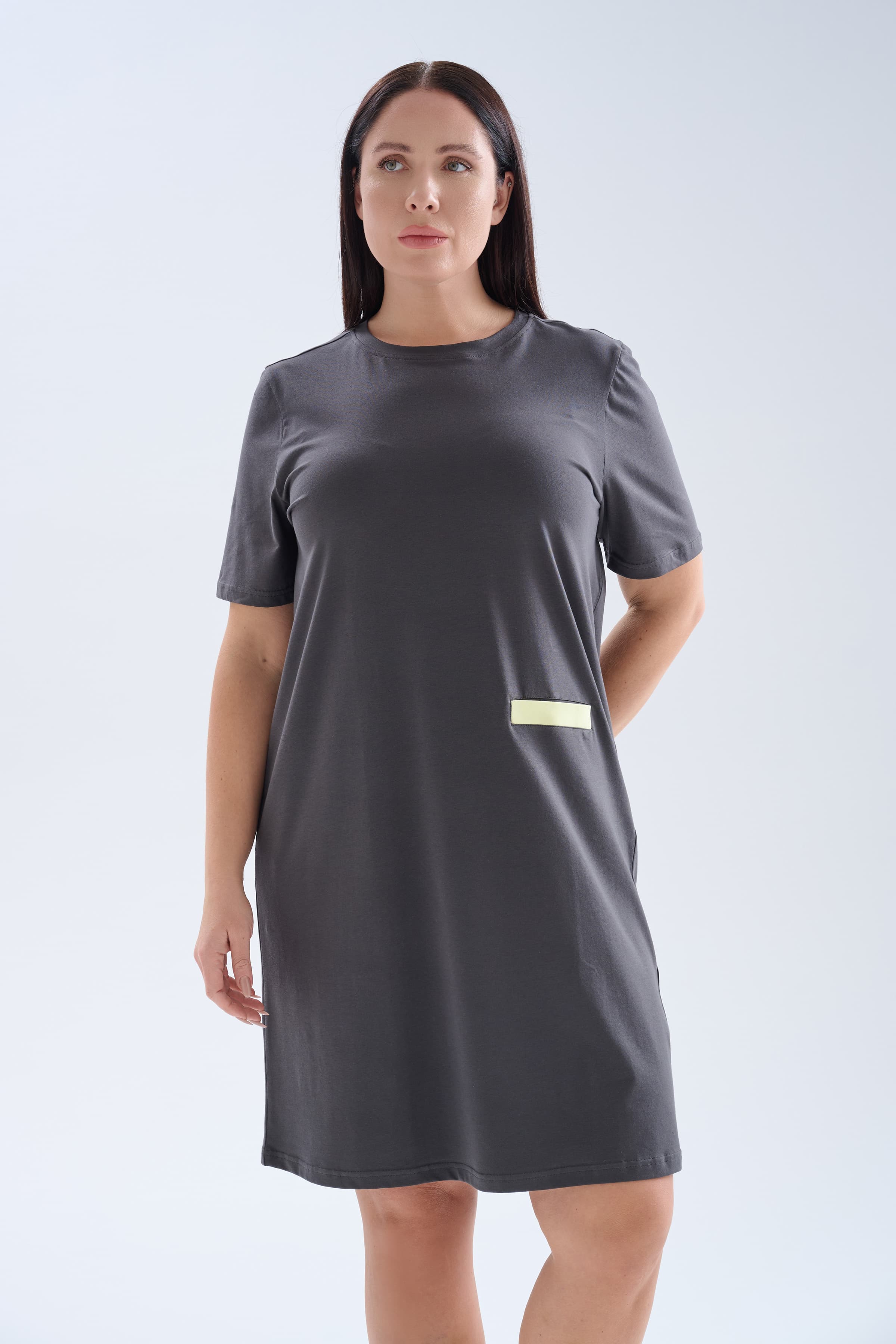 Women's Neutral Cotton Nightgown — view 3