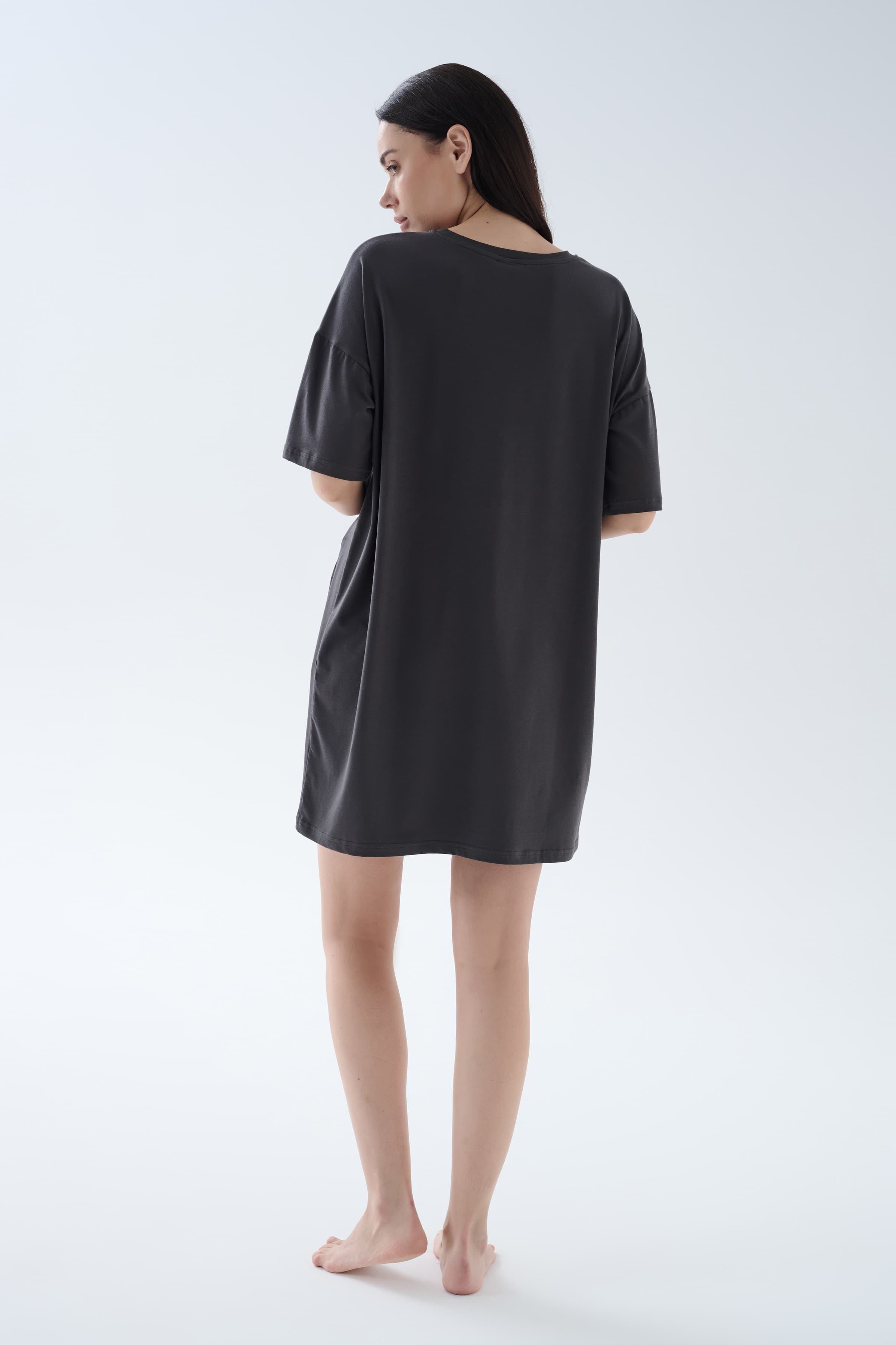 Women's Neutral Cotton Nightgown — view 3