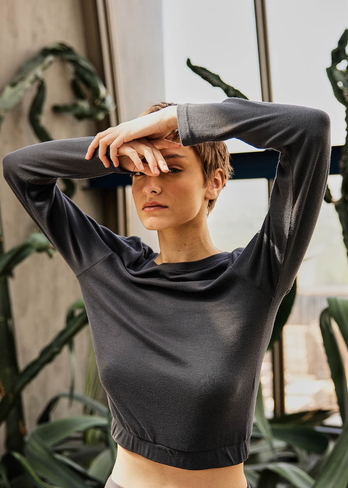 Women's Neutral Viscose Camisole — view 3