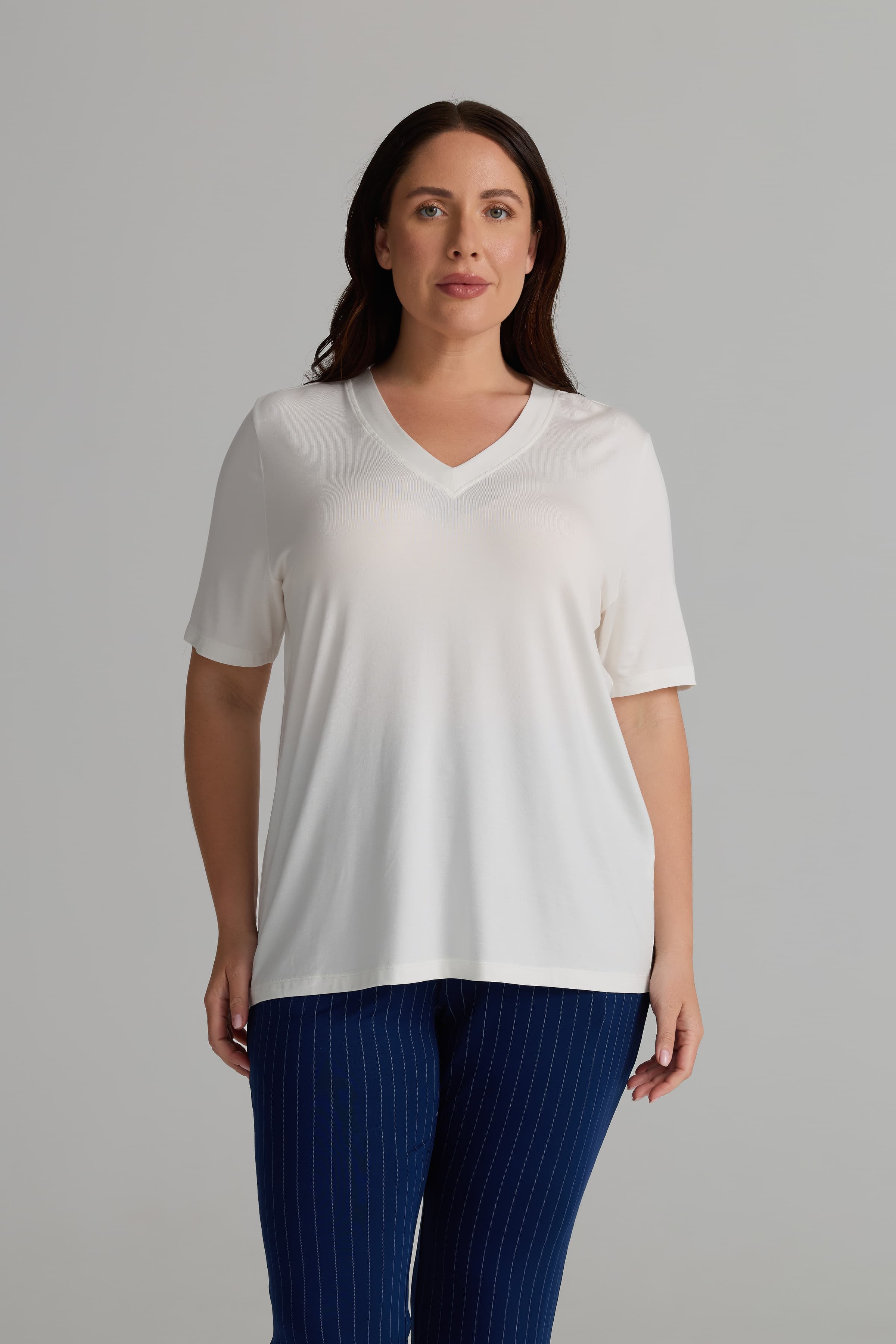 Women's Ecru Viscose Pajama Set — view 2