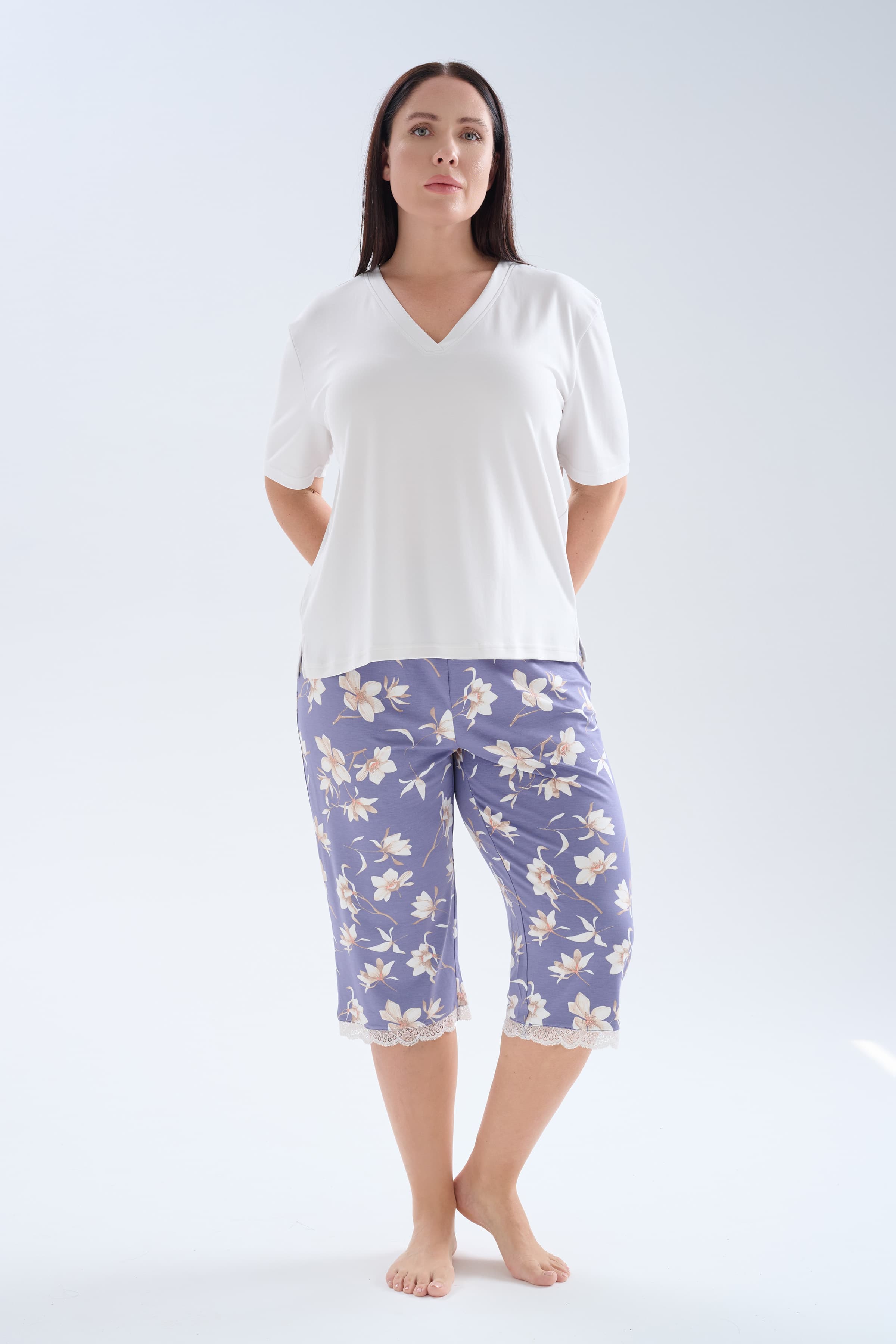 Women's Neutral Modal Pajama Set — view 2