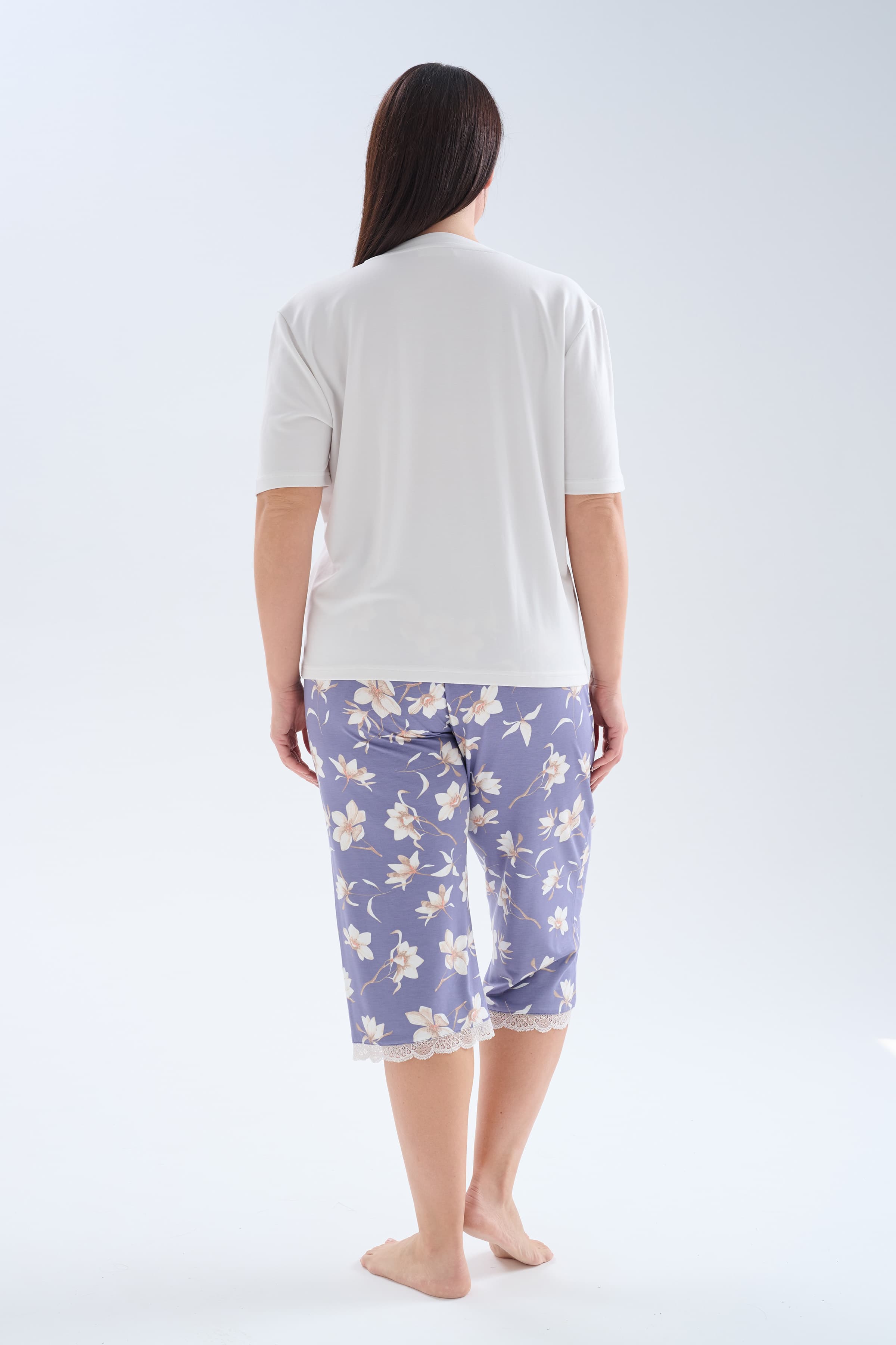 Women's Neutral Modal Pajama Set — view 4